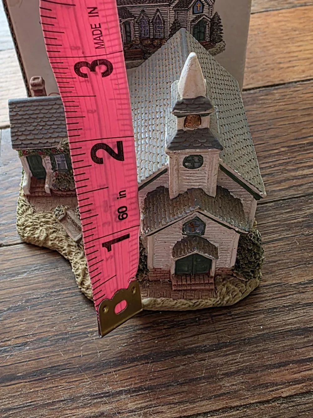 Liberty Falls Miniature Villagr Pioneers Church Holiday  Figurine